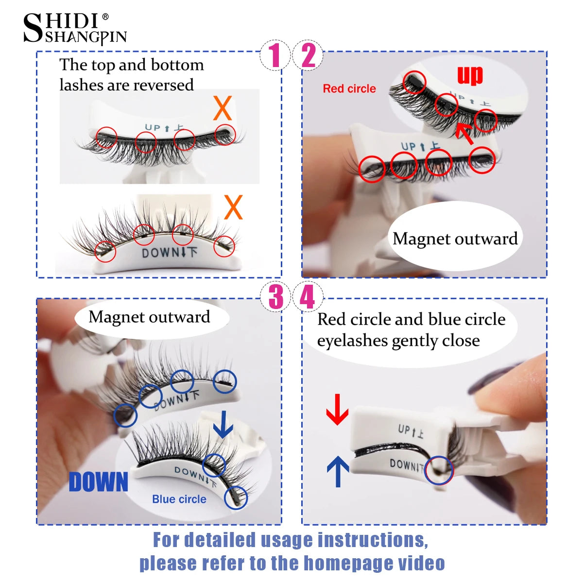 LashLuxe™ – Reusable Magnetic Mink Lashes & Tweezers Set for Effortless Glam