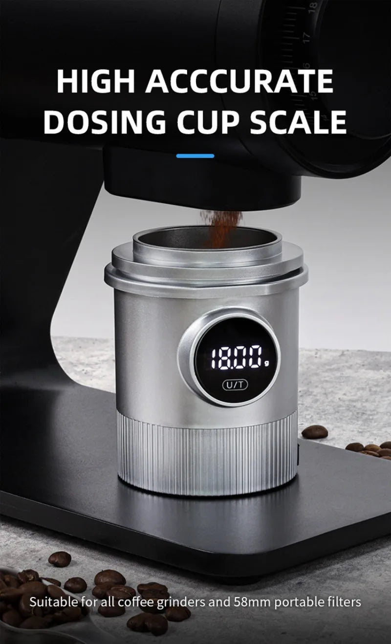 2025 Digital Weight Scale – Rechargeable LCD Coffee & Kitchen Scale 500g