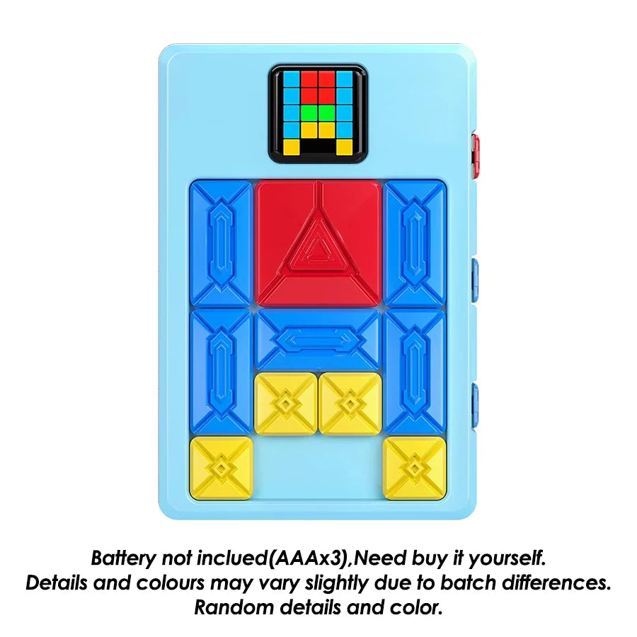 Huarong Road Magnetic Sliding Puzzle – Logical Thinking Brain Training Game for Kids