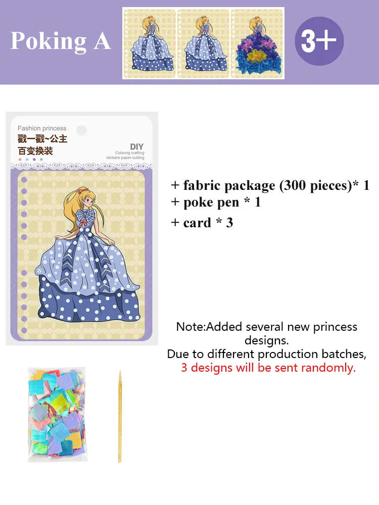 DIY Painting & Sticker Craft Kit – Magical Art Toys for Kids & Girls