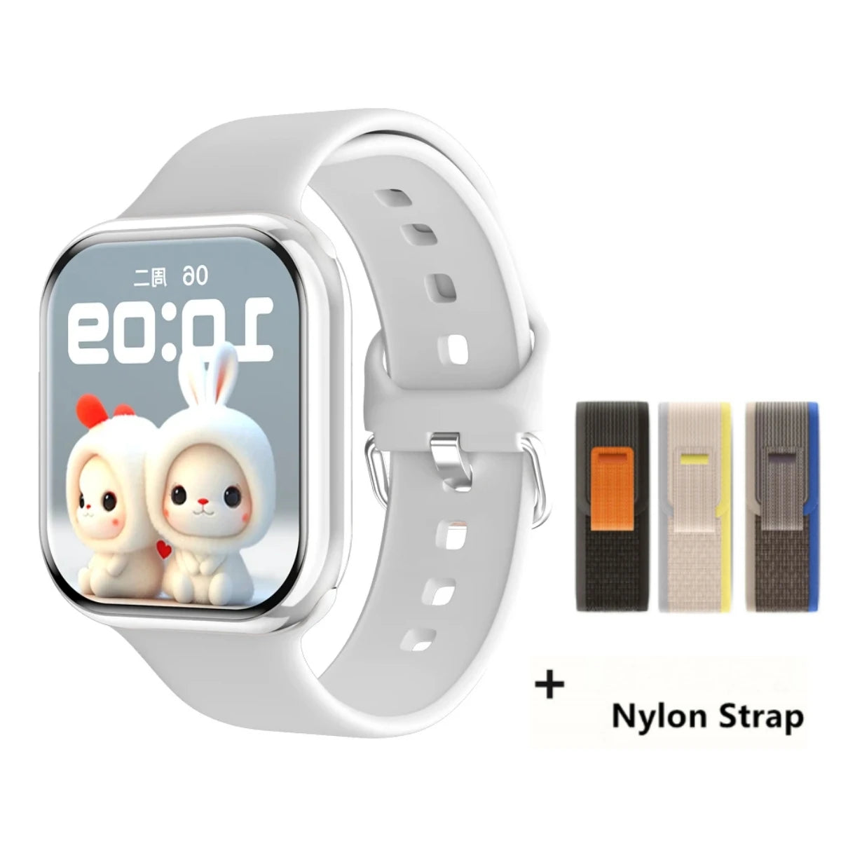 New 2025 Apple GPS Watch 10 – AMOLED Smartwatch with NFC, Bluetooth Calling, Music Memory & Waterproof Fitness Tracker