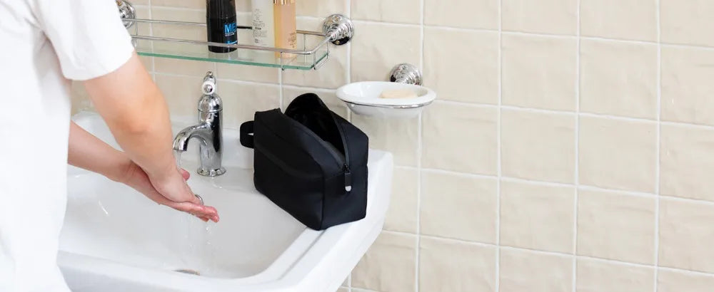 Travel Toiletry Bag Women Men Foldable Storage Bags Cosmetics Brushes Tools Storage Bag Portable Travel Accessories Storage Bag