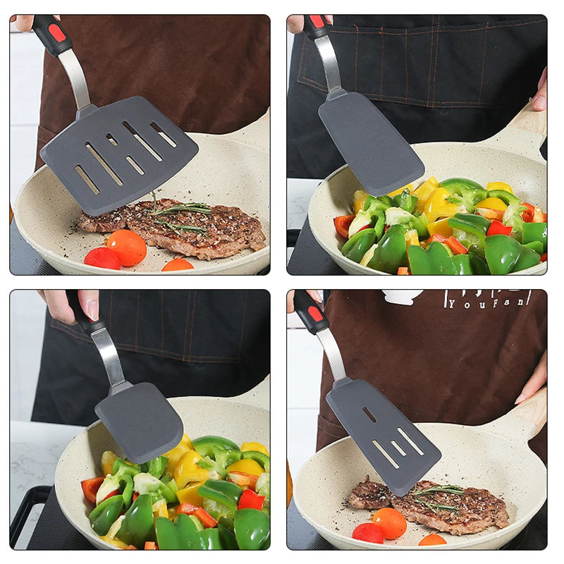 Silicone Spatula for Non-Stick Pots – Heat Resistant Kitchen Utensil
