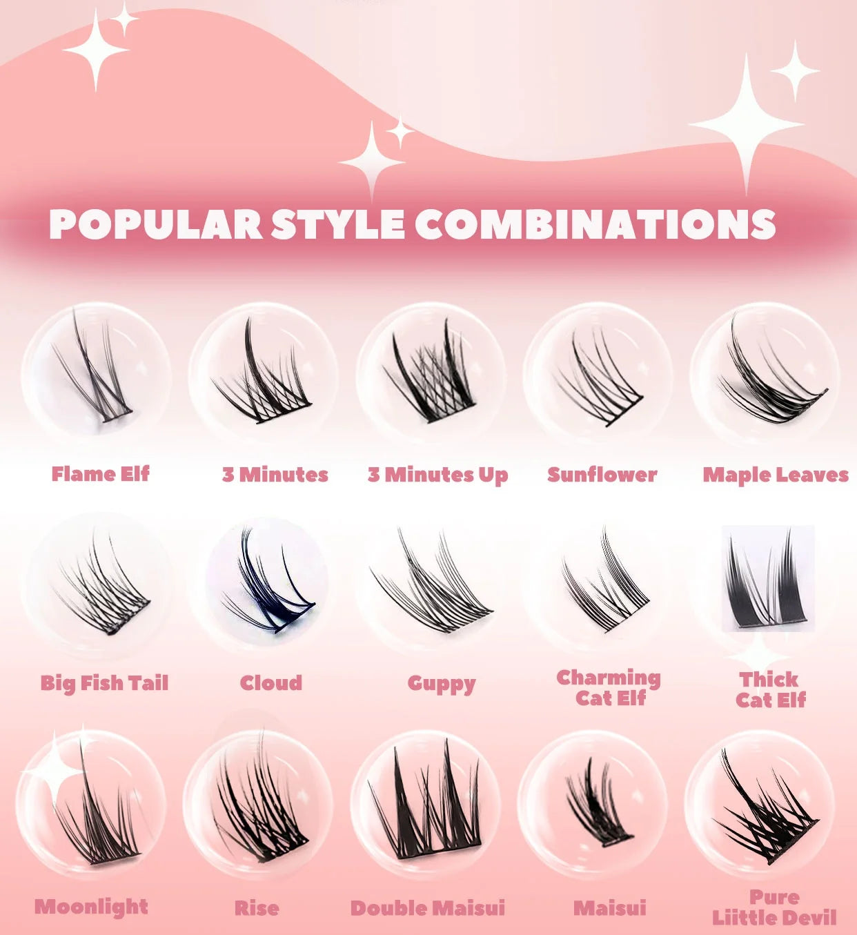 32 Rows Large Capacity Eyelash Extensions Professional Individual Cluster DIY Natural False Lashes