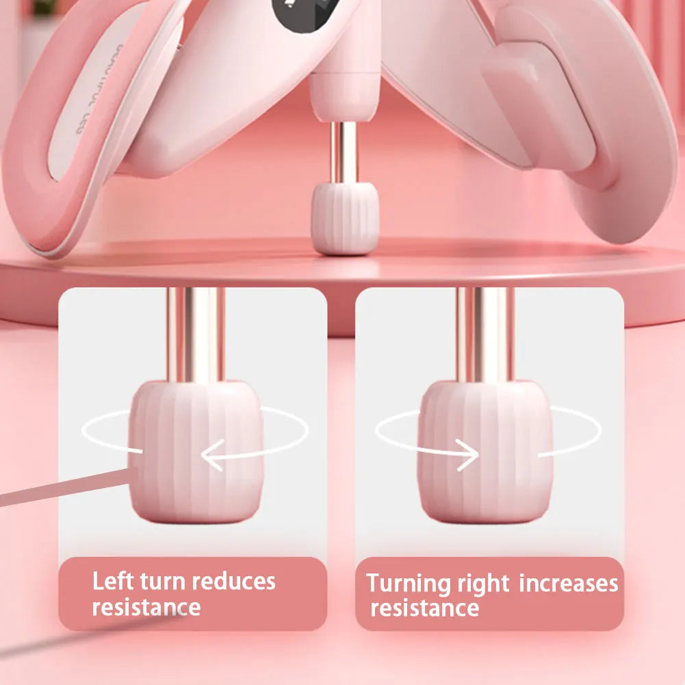 Adjustable Thigh Master & Pelvic Floor Trainer with Counter for Women