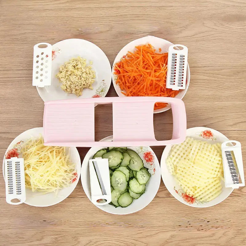 Multifunctional Vegetable Slicer Potato Julienne Grater with Handle