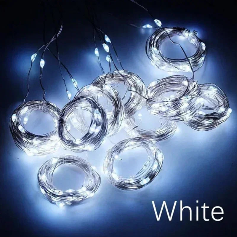 3M LED Curtain Fairy String Lights – 8 Mode USB Decorative Lights for Home, Garden & Wedding