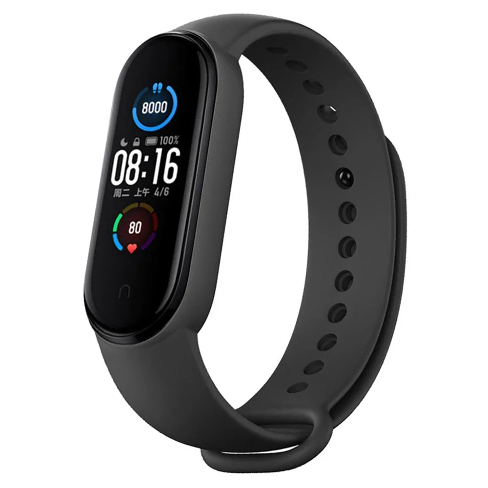Strap for Xiaomi Mi Band 3 4 5 6 7 Sport Bracelet Silicone Wrist Strap For Xiaomi Mi Band 7 6 5 4 3 Bracelet (Excluding watch)