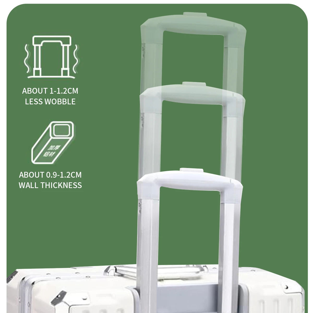 Aluminum Frame Rolling Luggage – 20/24/26/28 Inch USB Travel Suitcase with Combination Lock