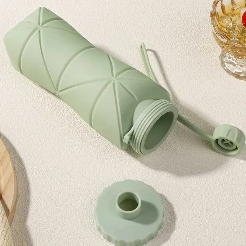 New Creative Silicone Folding Water Cup Outdoor Portable and Scalable Water Cup Sports Water Bottle Travel Water Cup Handy Cup
