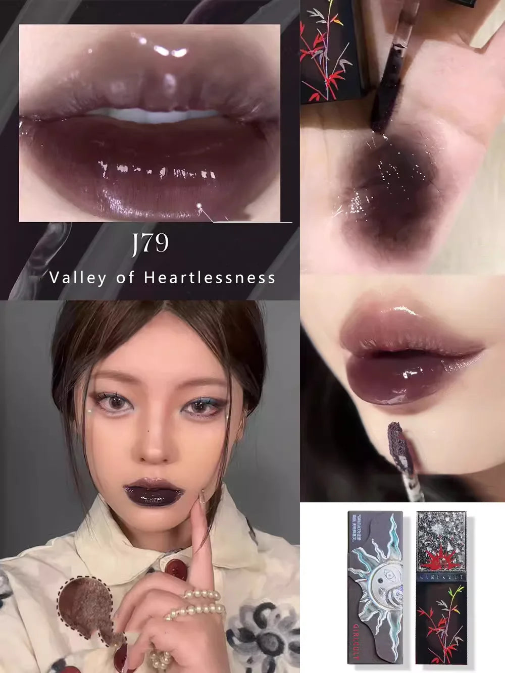 Girlcult Cyberpunk Lip Gloss – High Shine Liquid Lipstick, Moisturizing, Hydrating, Long-Lasting Mirror Finish