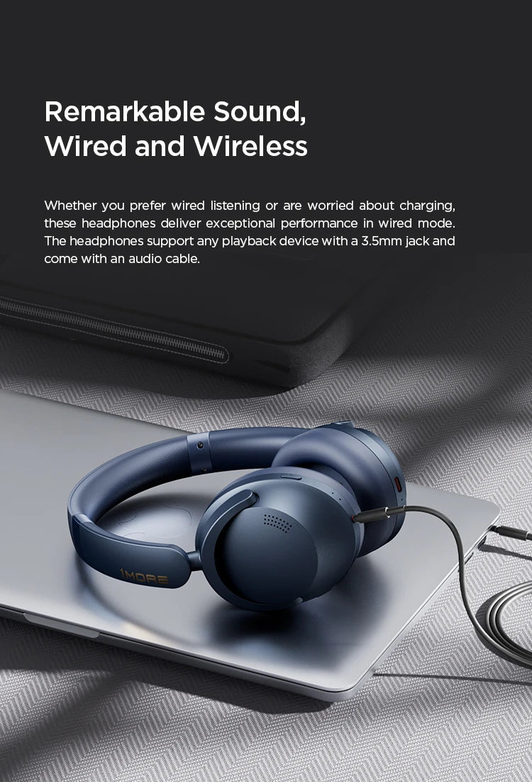 1MORE SonoFlow Pro Hi-Res ANC Bluetooth Headphones – Flash-Sale Wireless Over-Ear Headset