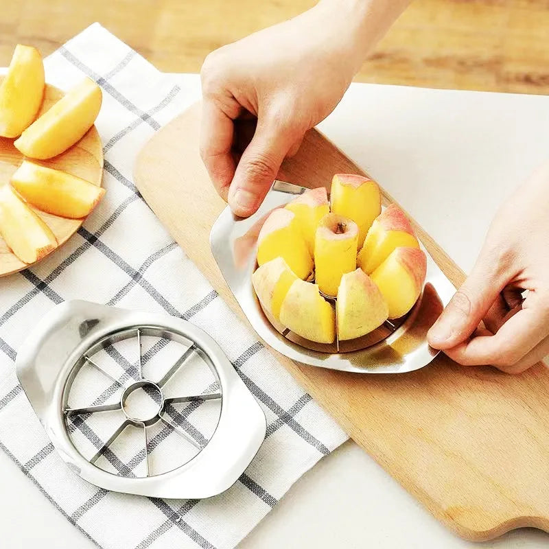 Stainless Steel Apple Cutter & Fruit Slicer – Kitchen Gadget