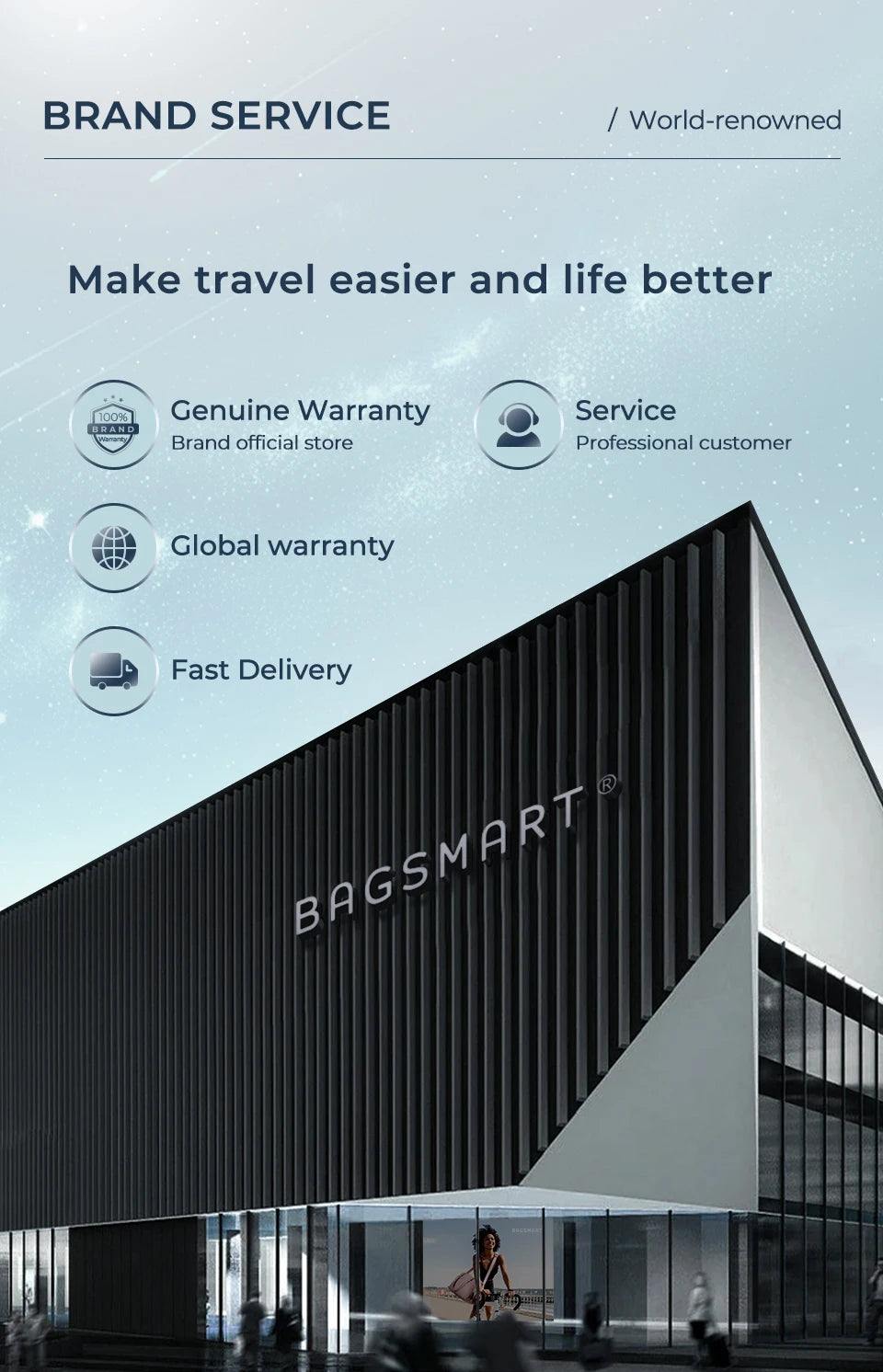 BAGSMART Large Capacity Tote Bag for Women – Crossbody Shoulder Handbag for College & Work