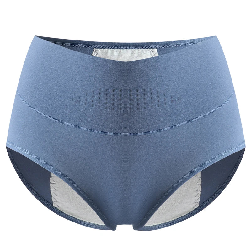 High Waist Menstrual Women's Panties Widen Period Pants Leak Proof Physiological Underwear Cotton Plus Size L-4XL Female Briefs