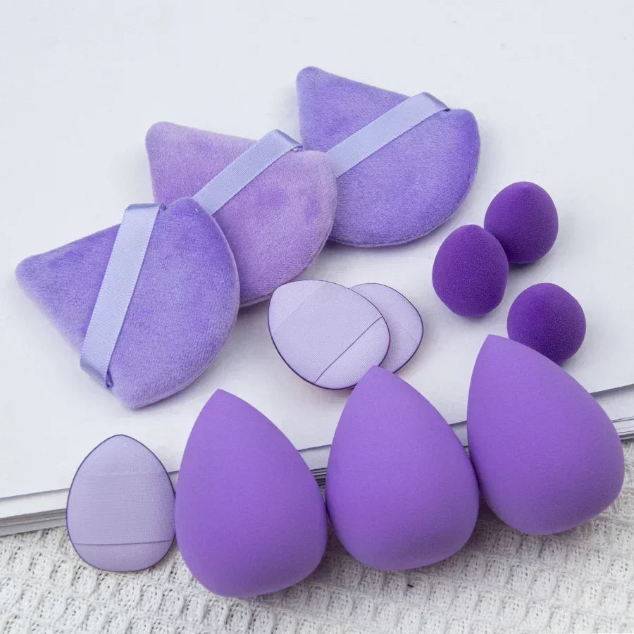 12/14Pcs Makeup Sponge Set – Beauty Blender Puffs for Foundation, Powder & Concealer, Soft Cosmetic Sponges