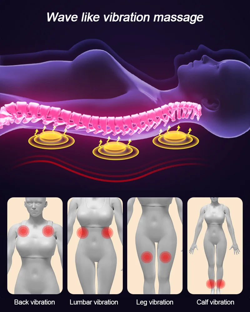 Cervical and Lumbar Massage Cushion Home Full Body SPA Massage Cushion Constant Temperature hot Compress Massage Cushion