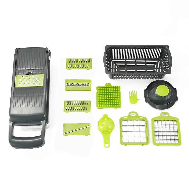 14/16-in-1 Multifunctional Vegetable Chopper & Kitchen Slicer