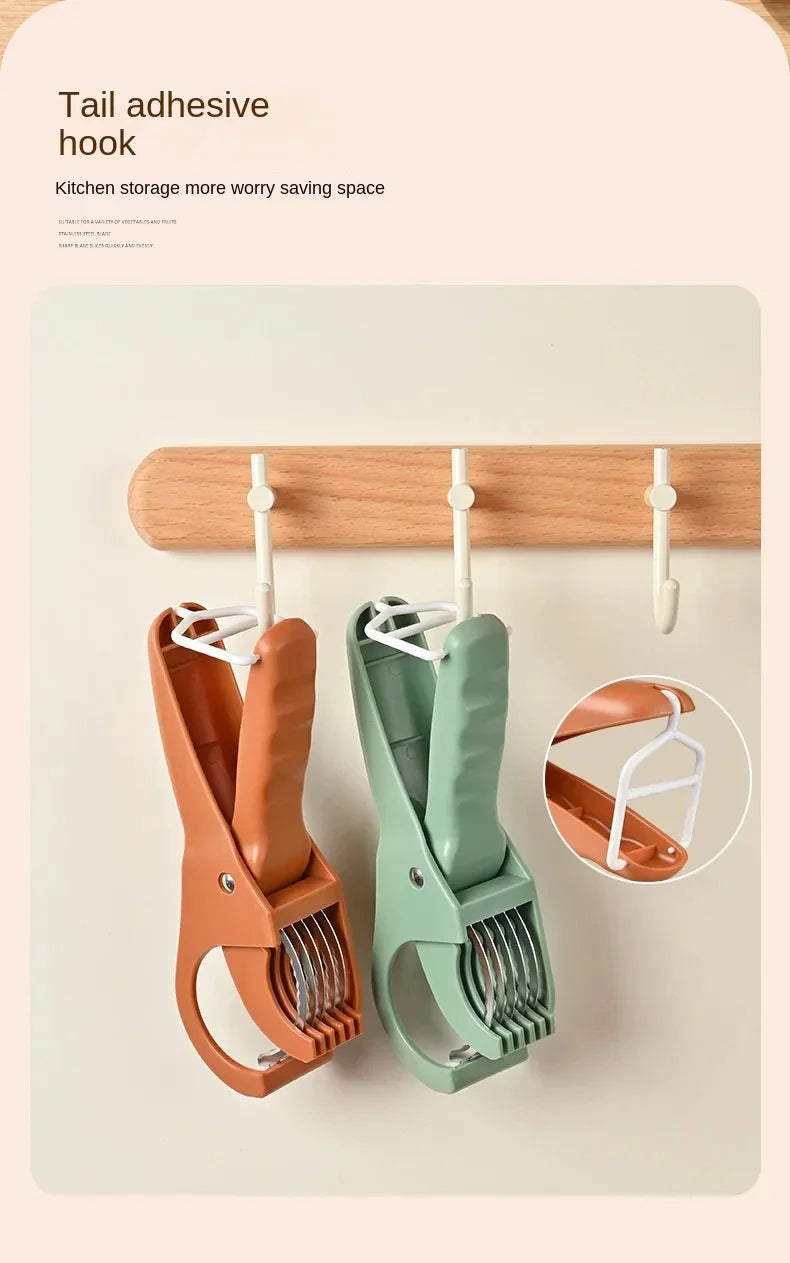 HooFun Multi-Functional Stainless Steel Vegetable & Fruit Slicer