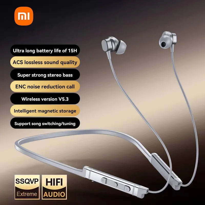 Xiaomi MijiaI BS09 ENC Bluetooth 5.3 Neckband Earphones – HiFi Stereo Wireless Sport Headphones