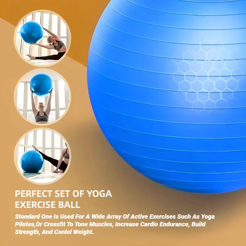 Explosion-Proof Yoga Pilates Exercise Ball – 45CM-95CM Fitness Gym Ball