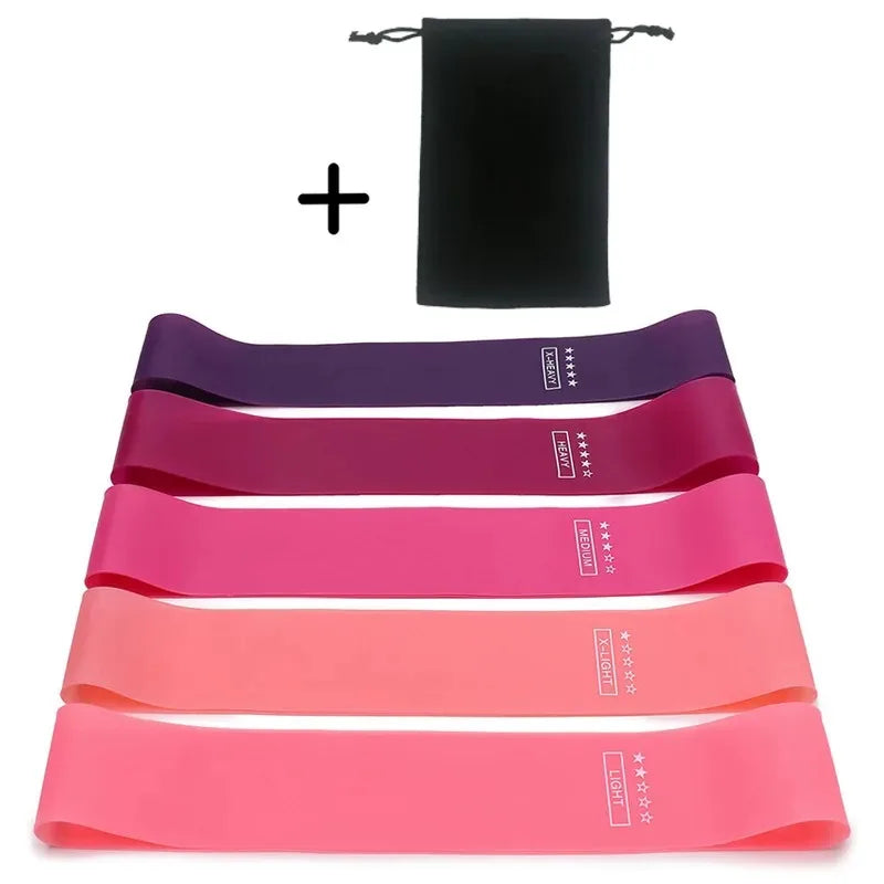 Yoga Rally Circle Resistance Bands Set – Elastic Loop Strength Training & Portable Workout Expander