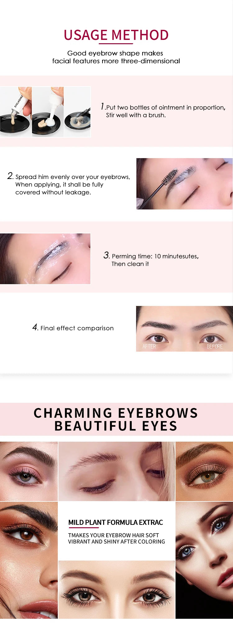 ICONSIGN Eyelash & Eyebrow Tint Kit – Brow Dye, Lash Lift & Tinting Makeup Tools