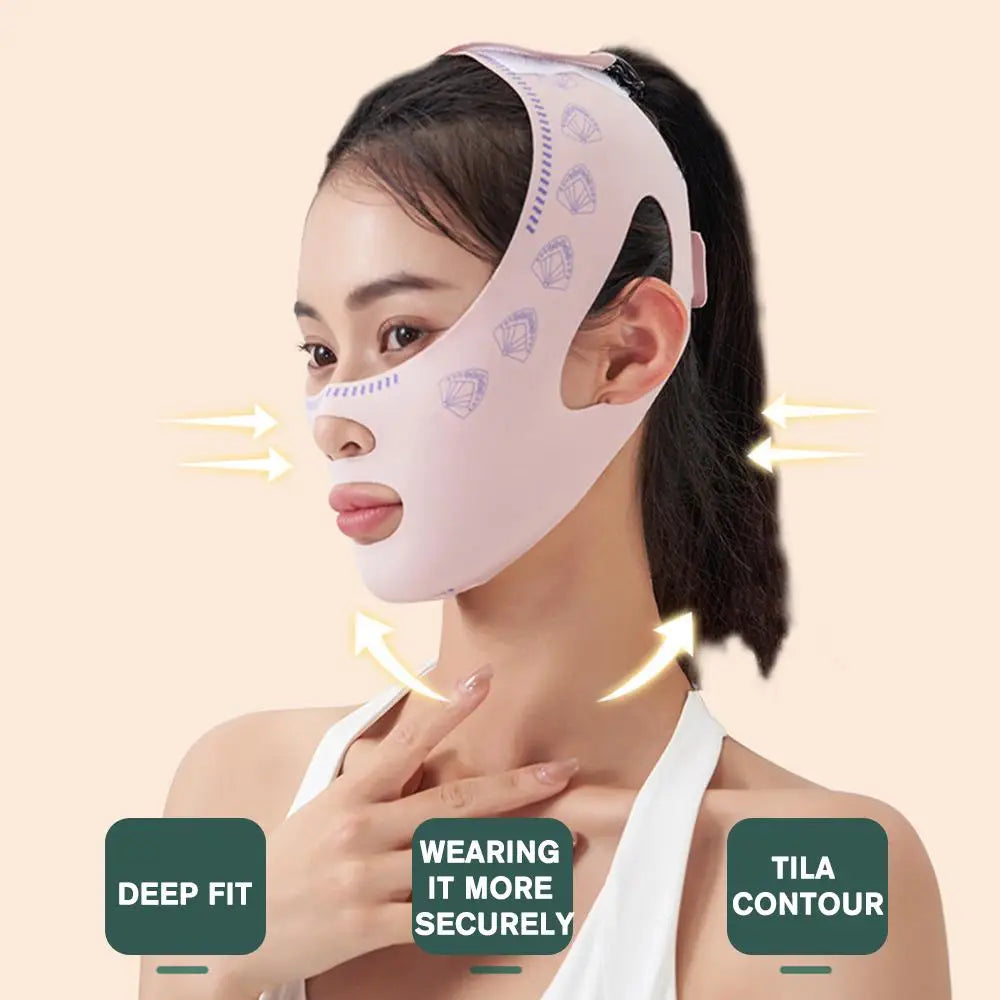 V Line Face Lifting Mask – Chin & Cheek Slimming Bandage for Anti-Wrinkle & Firming
