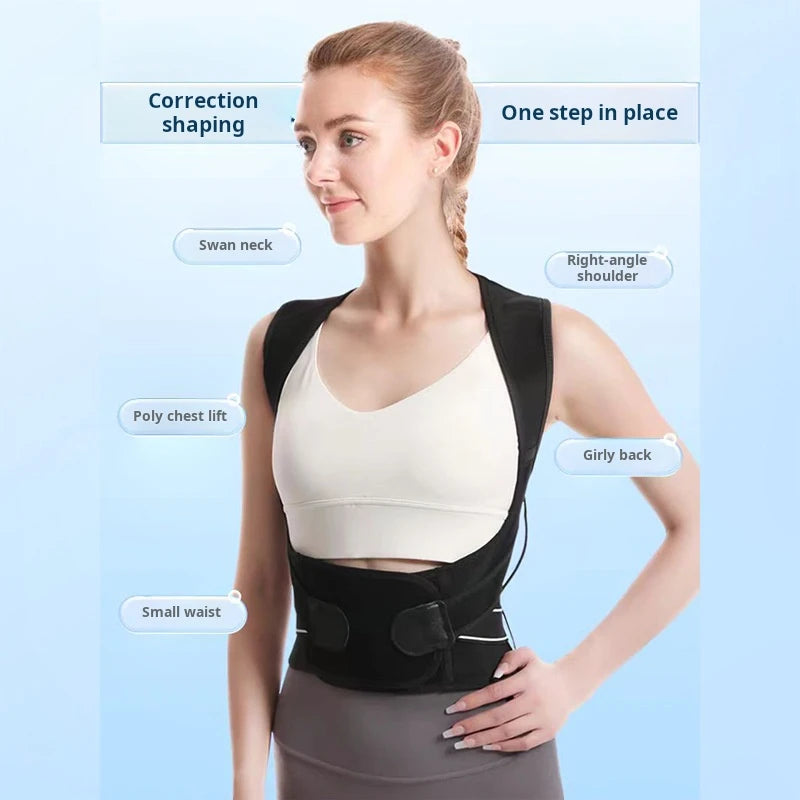 Adjustable Shoulder & Back Posture Corrector for Adults