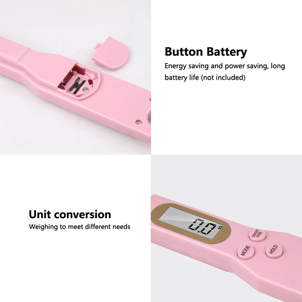 Digital Mini Spoon Scale 0.1–500g Kitchen Measuring Tool