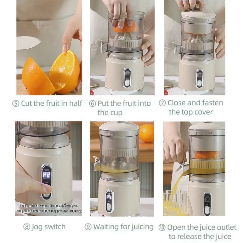 2025 Wireless Portable Juicer 600ml USB Rechargeable Smoothie Blender