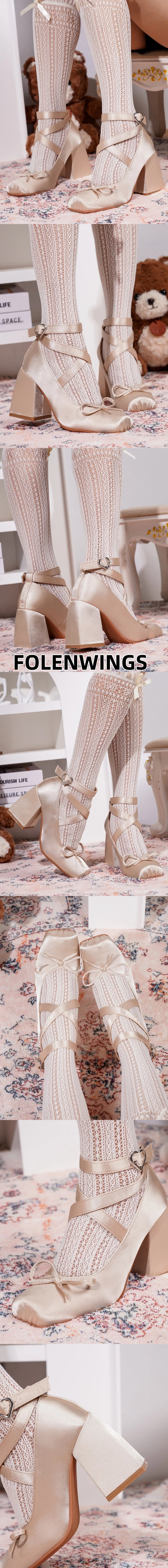 2025 Satin Pink Lolita Block Heels – Cute Cross-Strap Mary Janes for Women, Sweet Ballet Wedding Pumps