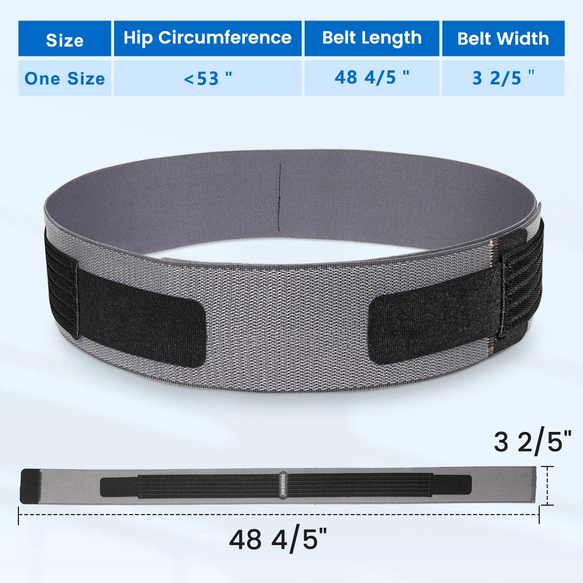 VELPEAU SI Joint Hip Belt for Lower Back Pain & Postpartum Recovery