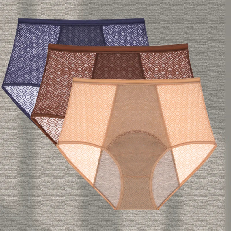 3Pcs Women's Menstrual Panties New XS-XL Size Seamlessn ylon Female Underwear Breath able Incontinence Leak Proof Lingerie