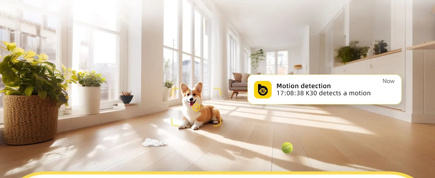 BoyKeep Smart Camera 2K WiFi Security Cam – 360° Indoor Baby Monitor with 5G/2.4GHz Dual-Band, Night Vision & Two-Way Audio