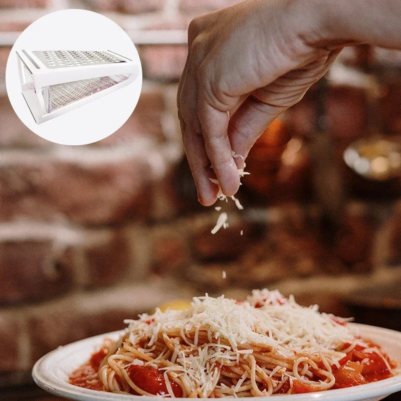 Double-Sided Cheese & Vegetable Grater with Container