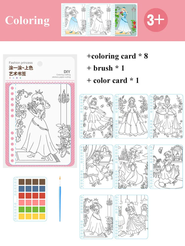 DIY Painting & Sticker Craft Kit – Magical Art Toys for Kids & Girls