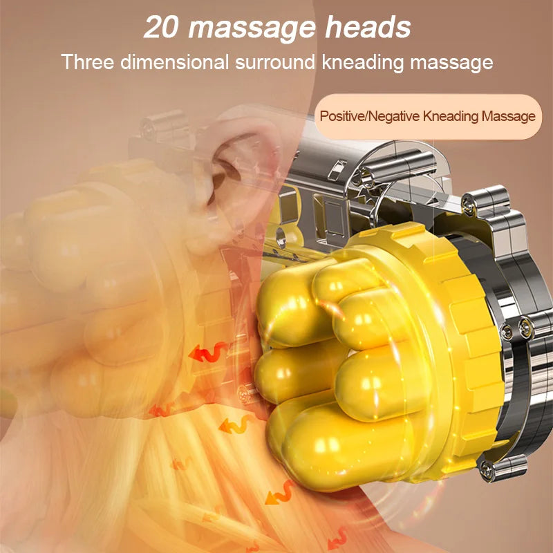 Cervical and Lumbar Massage Cushion Home Full Body SPA Massage Cushion Constant Temperature hot Compress Massage Cushion