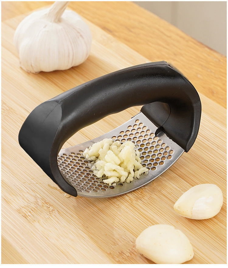 Stainless Steel Garlic Press Crusher Manual Mincer Tool