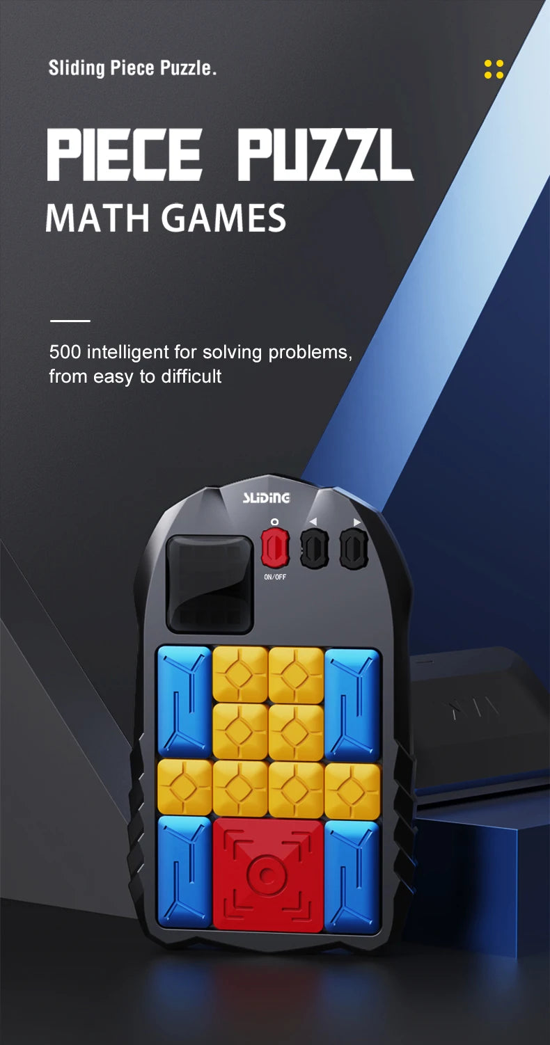 Huarong Road Magnetic Sliding Puzzle – Logical Thinking Brain Training Game for Kids