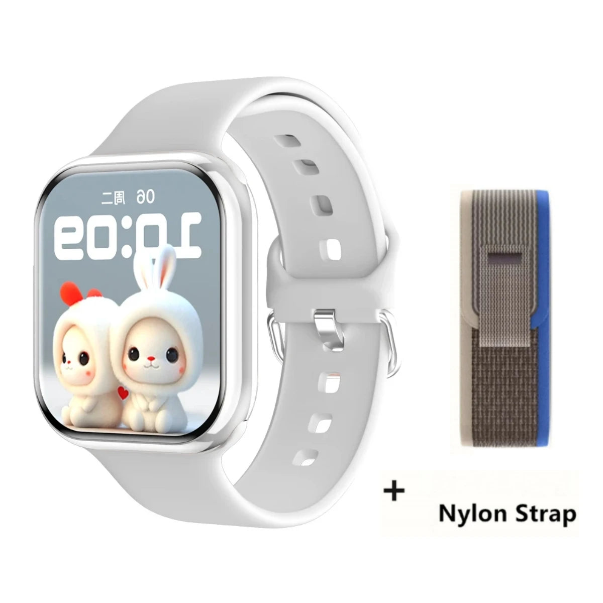 New 2025 Apple GPS Watch 10 – AMOLED Smartwatch with NFC, Bluetooth Calling, Music Memory & Waterproof Fitness Tracker