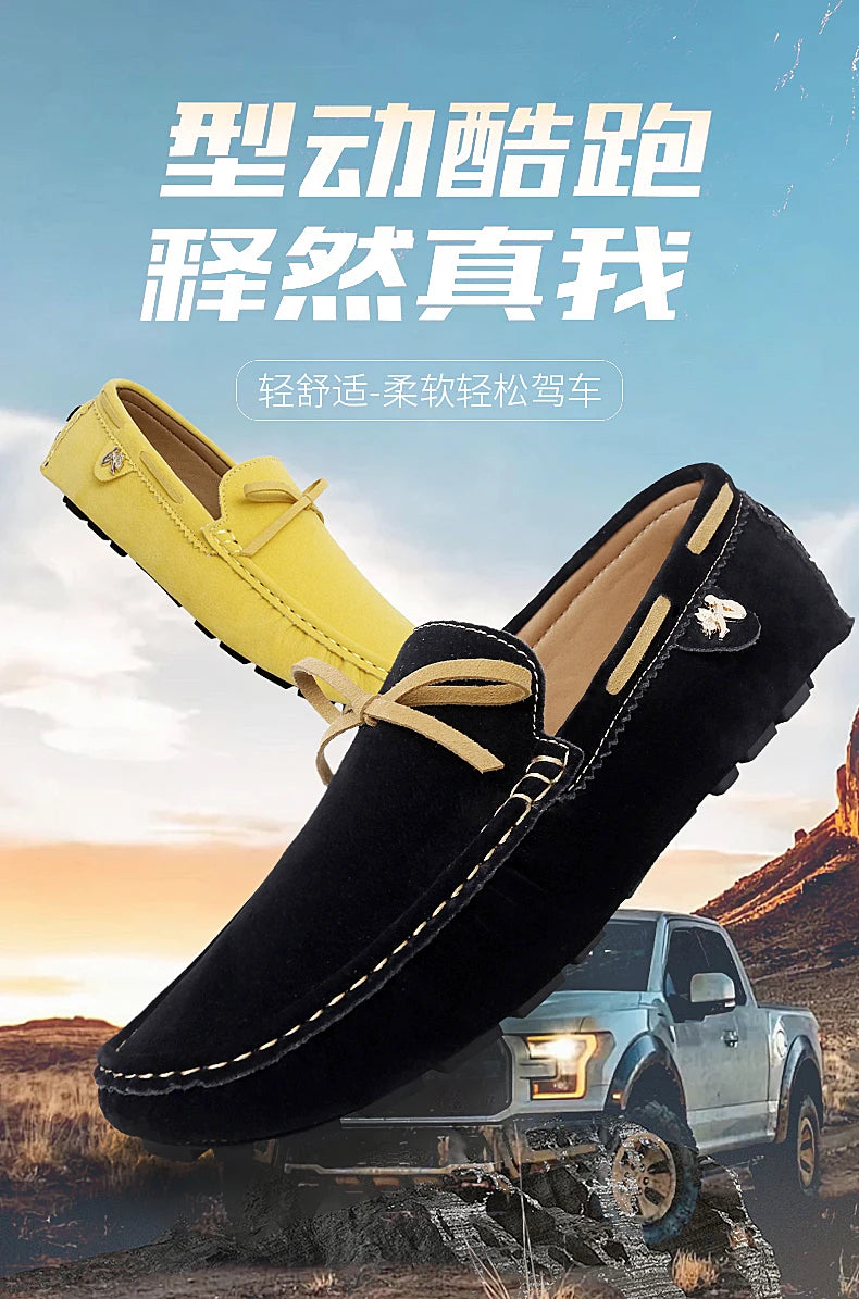 Pink Tassel Moccasin Loafers for Men – European Style Formal Dress & Party Shoes