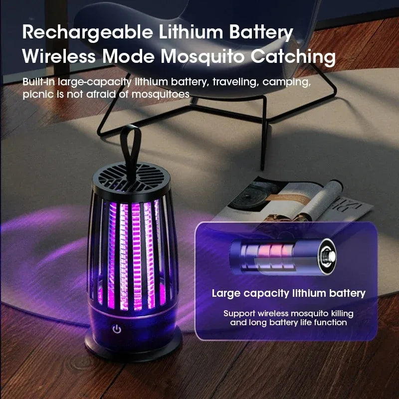 Portable Electronic Mosquito Killer Lamp – Electric Insect Zapper & Repellent Machine for Home & Outdoor Use