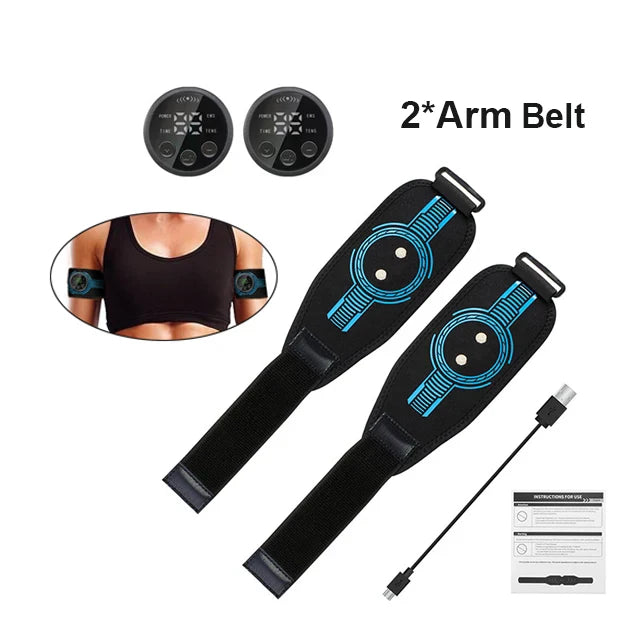 Smart EMS Abdominal Muscle Stimulator Belt – Home Fitness Toner
