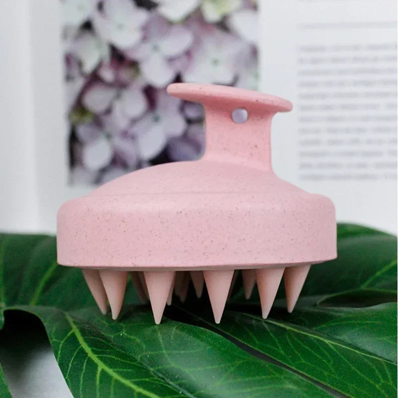 Soft Scalp Massage & Cleansing Brush – Wet & Dry Hair Care Brush for Deep Scalp Conditioning & Relaxation