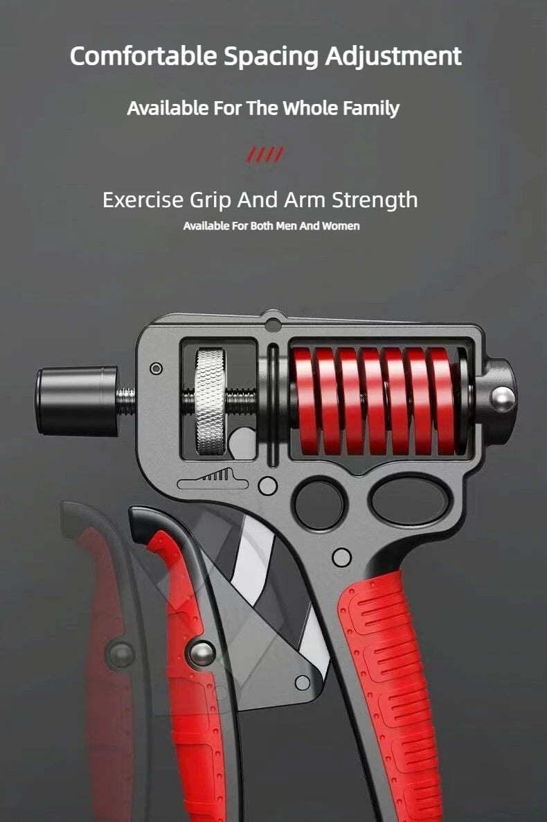 Adjustable Heavy Hand Grip Strengthener – 5–165Kg Forearm, Wrist & Finger Exercise Trainer