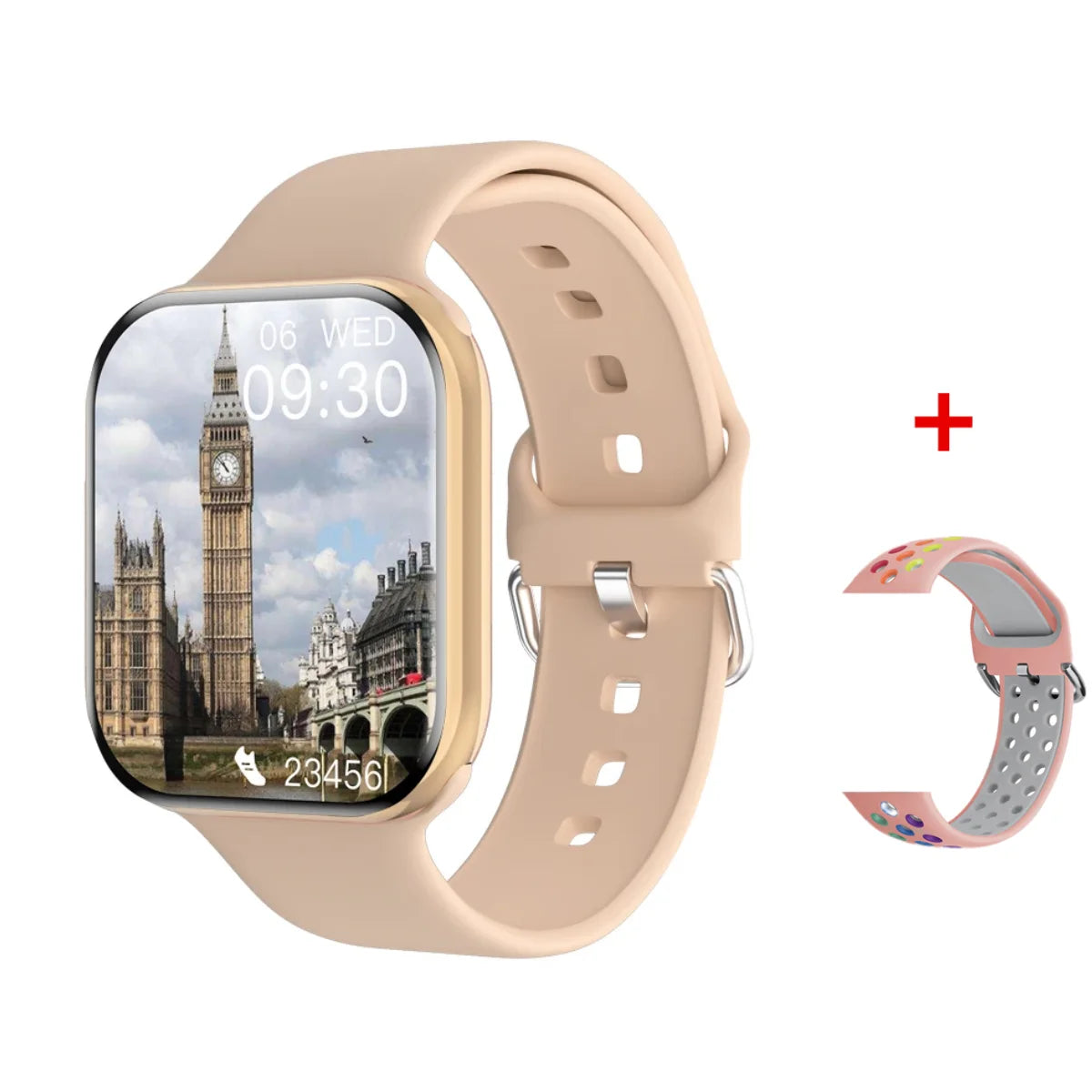 2025 GPS Smart Watch Series 10 for Women & Men – Bluetooth Call, Heart Rate, Blood Pressure, Fitness Smartwatch Compatible with Apple Watch