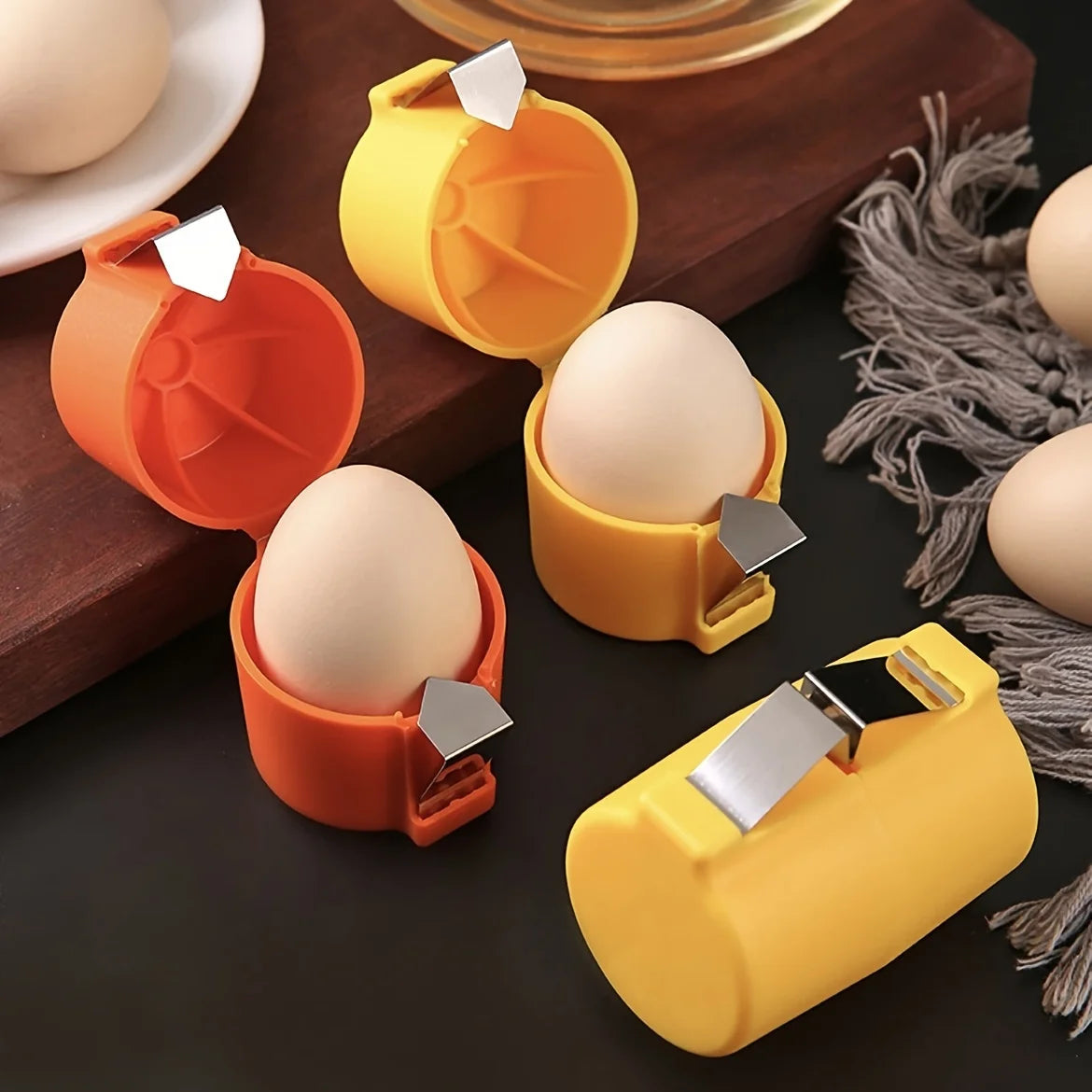 Portable Egg Opener & Quick Beater Kitchen Egg Sheller