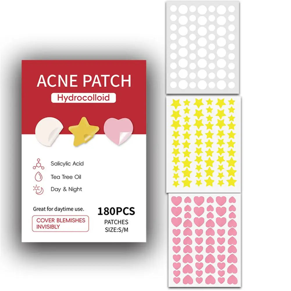 360pcs Invisible Pimple Patches – Anti-Acne Hydrocolloid Spot Stickers for Fast Healing