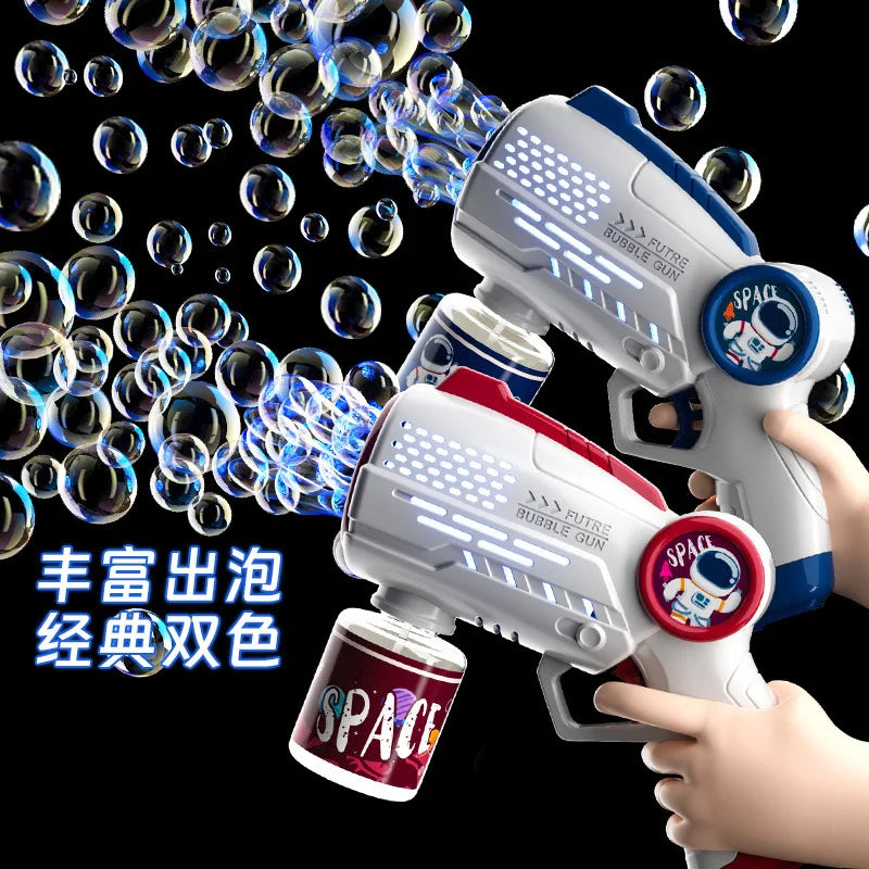 Astronaut Bubble Gun Toy – Fully Automatic Bubble Machine for Kids